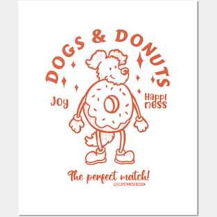 Dogs and Donuts - The Perfect Match Posters and Art